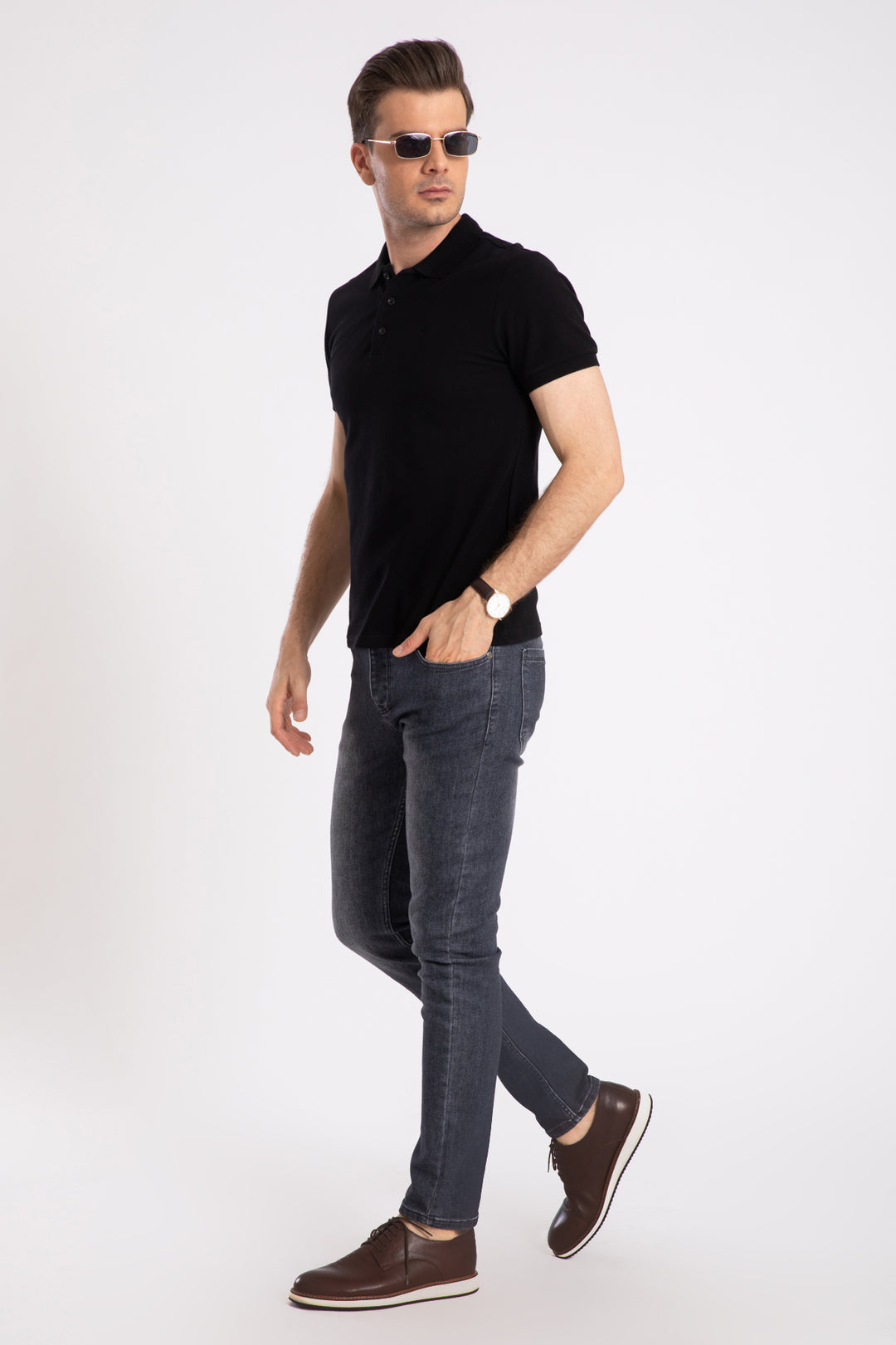 MPL Men's Polo Neck Pike T-shirt 2127 - Seattle