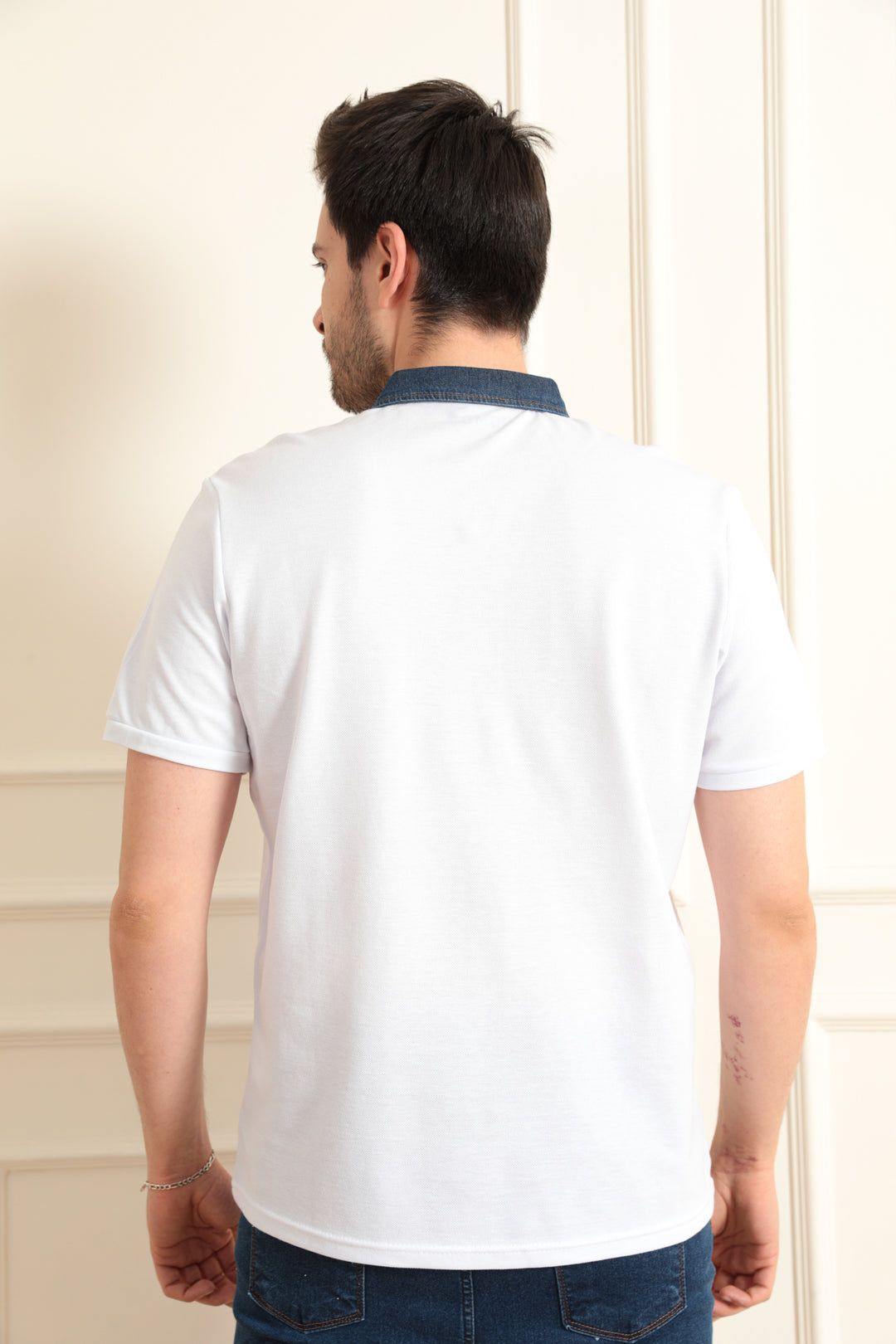MPL Men's Denim Collar Polo T-shirt 2134 - Paterna