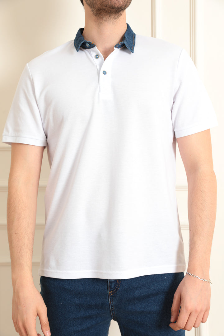 MPL Men's Denim Collar Polo T-shirt 2134 - Paterna