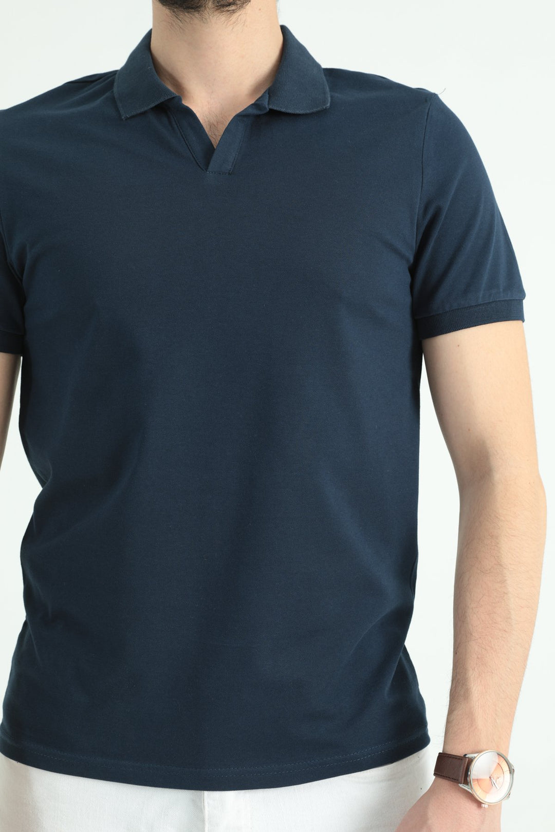 MPL Men's Polo Neck Knit T-shirt 2141 - Oildale