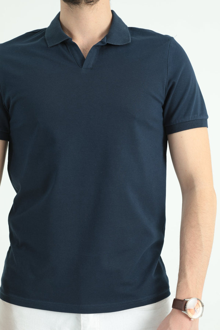 MPL Men's Polo Neck Knit T-shirt 2141 - Oildale