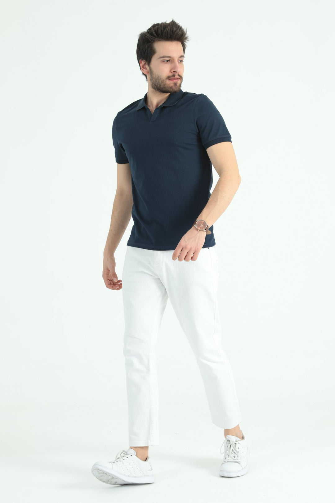 MPL Men's Polo Neck Knit T-shirt 2141 - Oildale