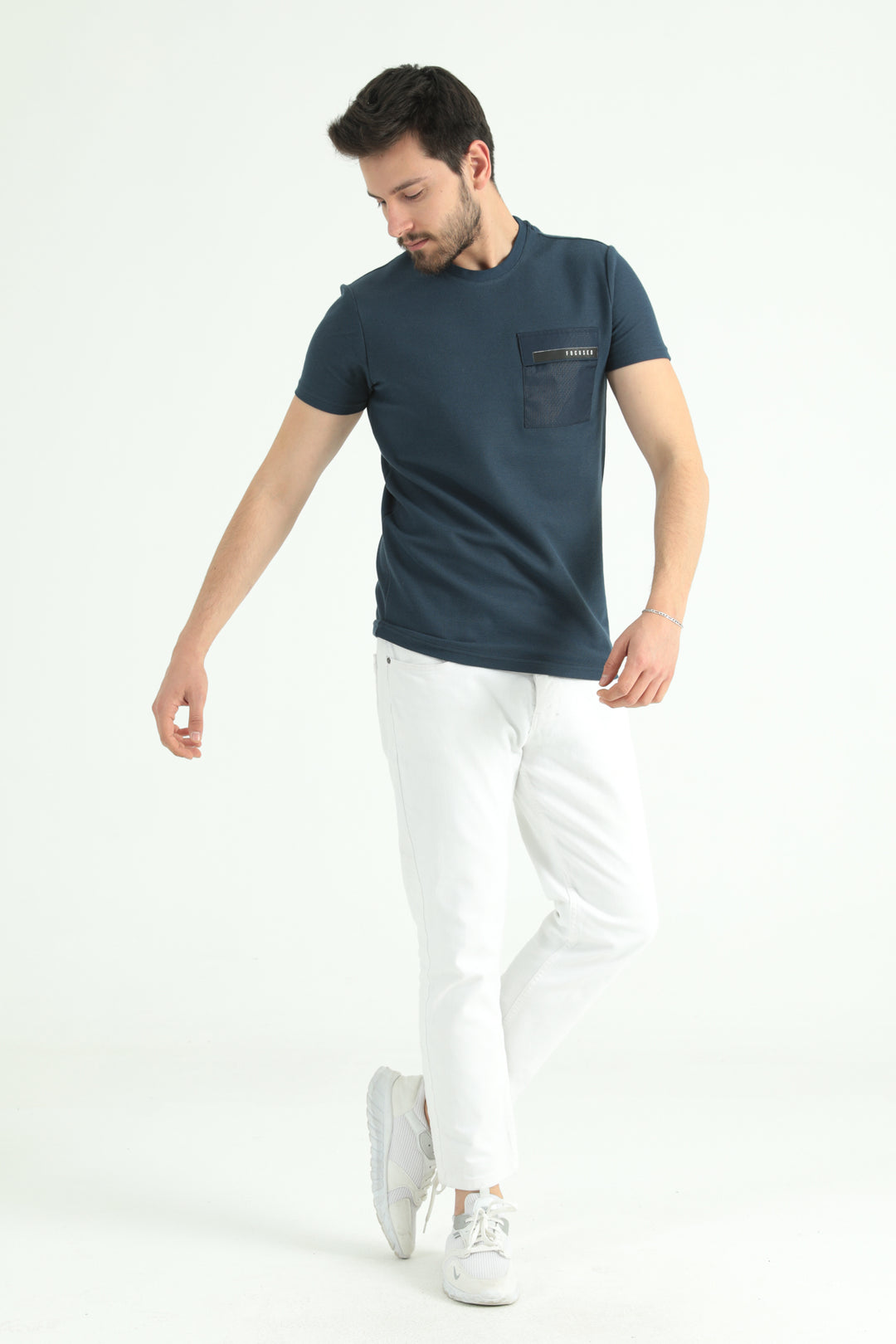 MPL Erkek Bisiklet Yaka Tshirt 2351 - Coburg