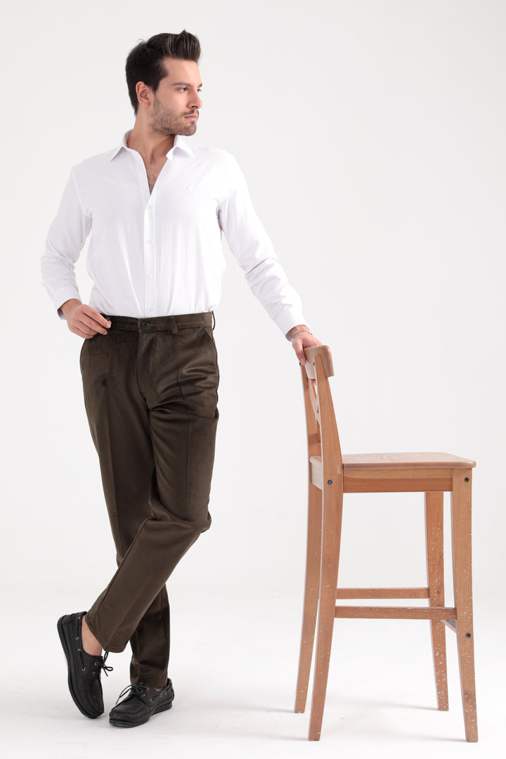 MPL Men's Patterned Velvet Pants - Ourém