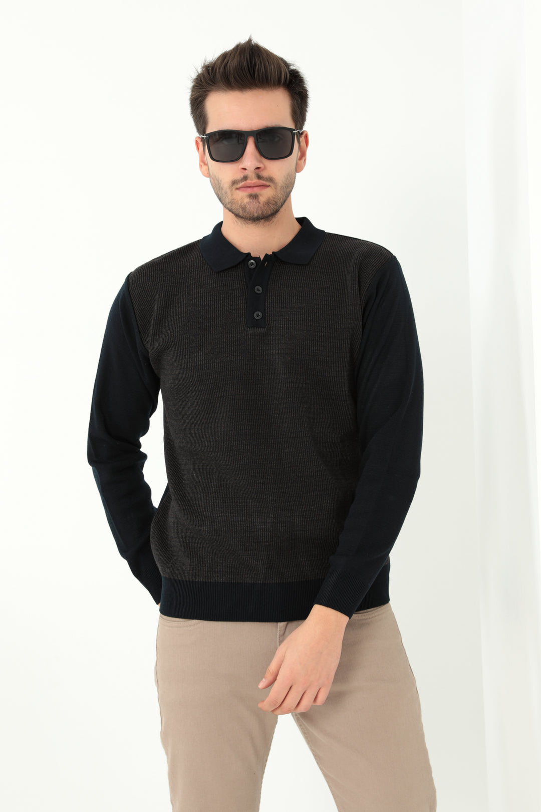 MPL Men's Polo Neck Sweater 963 - Wellington
