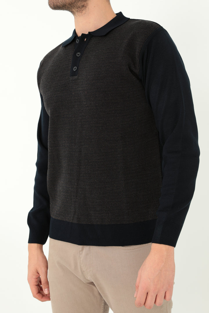 MPL Men's Polo Neck Sweater 963 - Wellington
