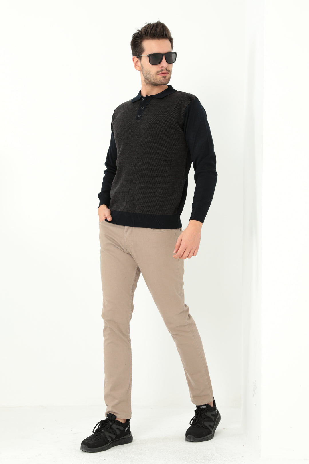 MPL Men's Polo Neck Sweater 963 - Wellington