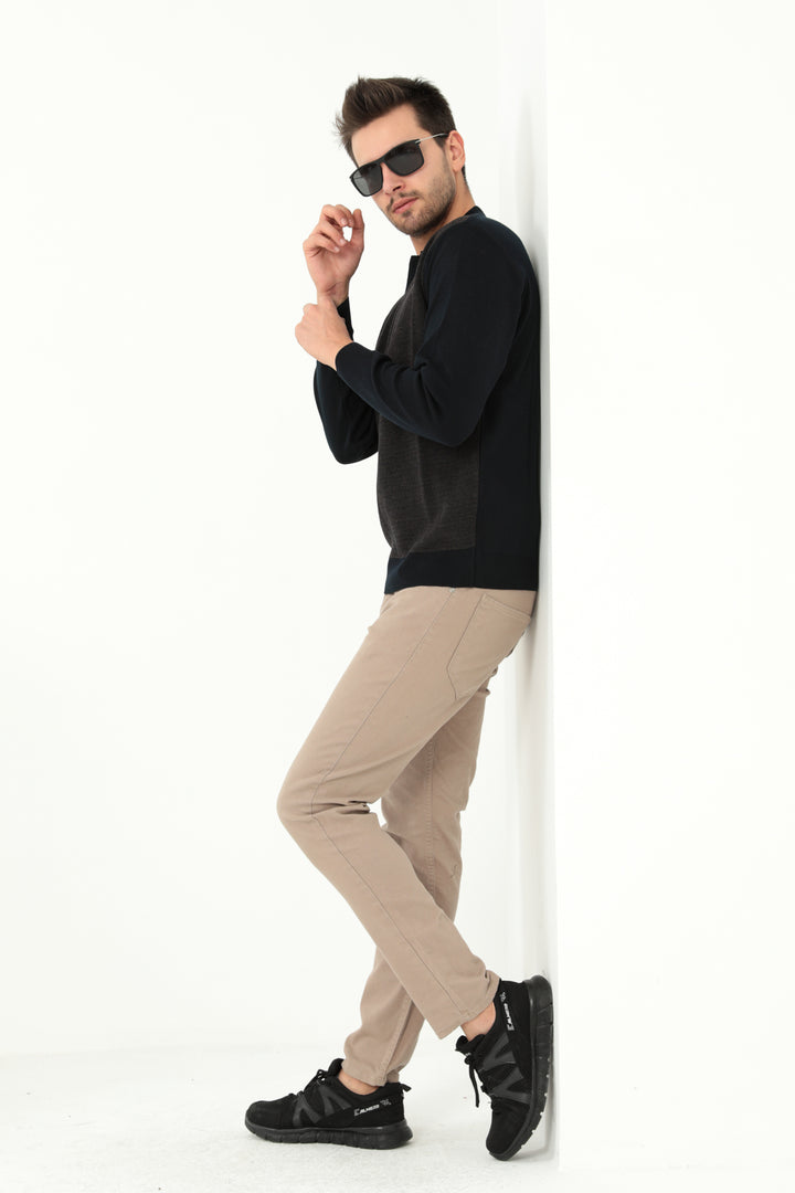 MPL Men's Polo Neck Sweater 963 - Wellington