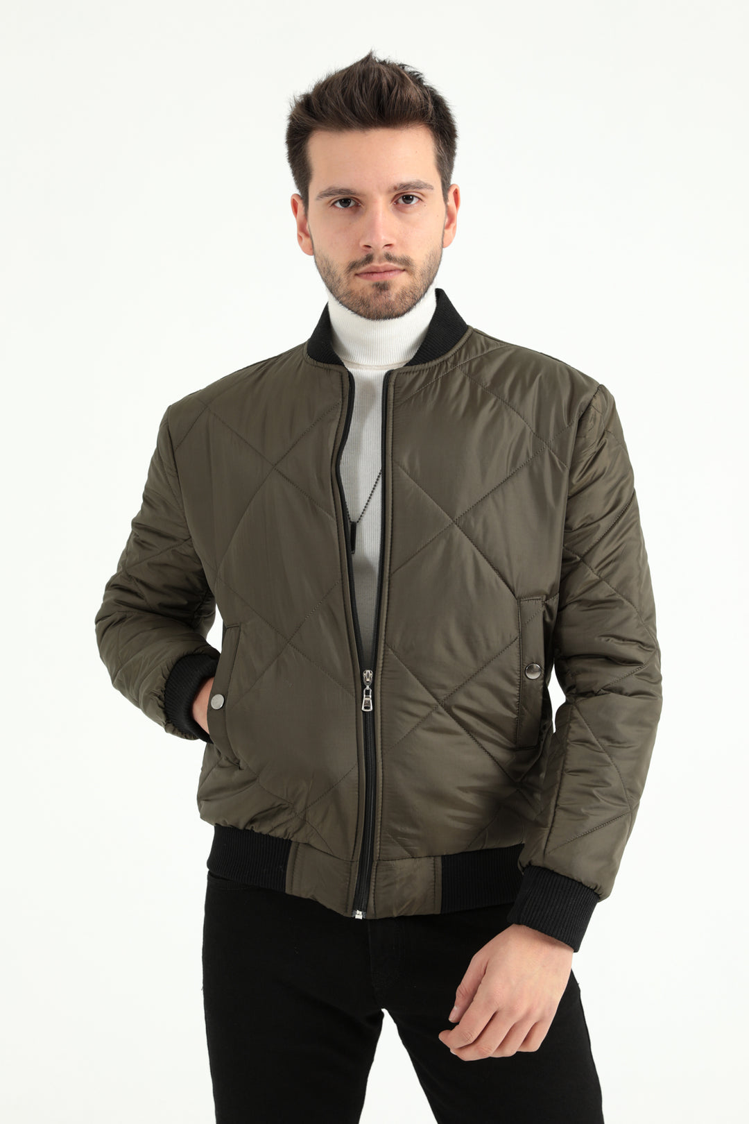 MPL Men's Quilted Ribbed Puffer Jacket 9910 - Orizaba