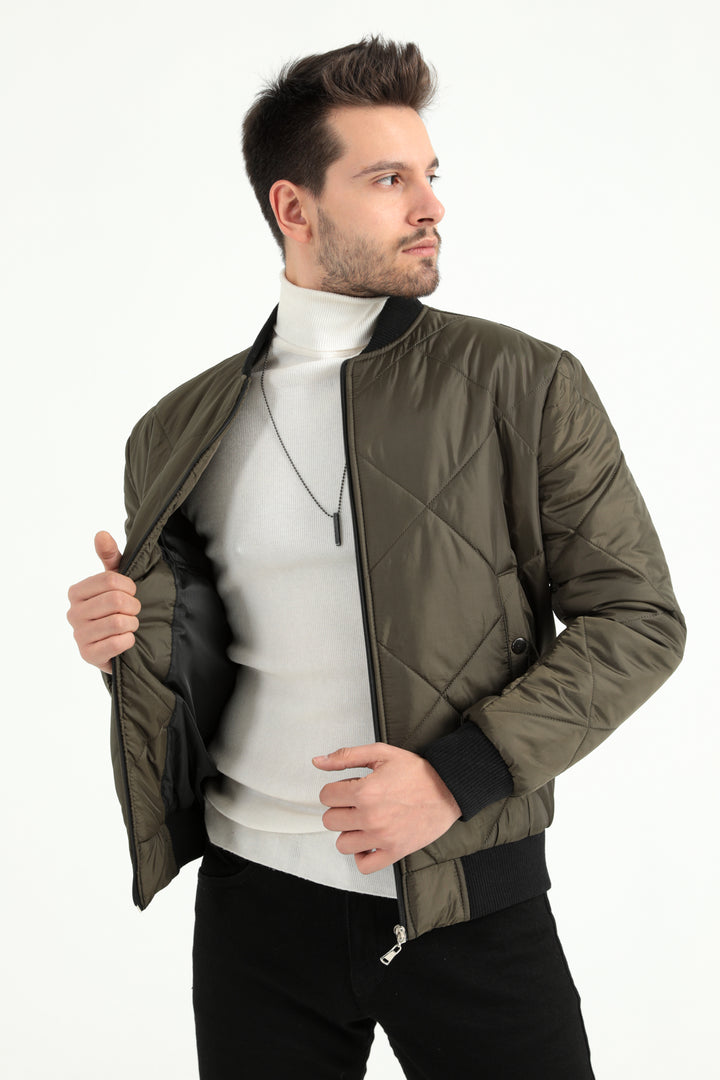 MPL Men's Quilted Ribbed Puffer Jacket 9910 - Orizaba