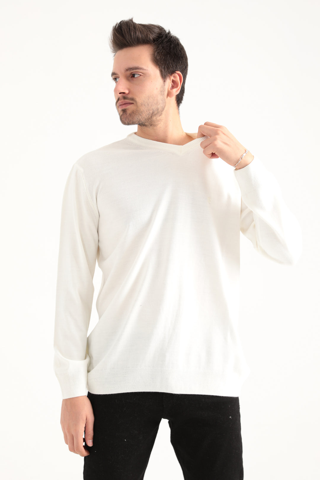 MPL Men's Plus Size V-Neck Sweater 1073 - Rowley Regis