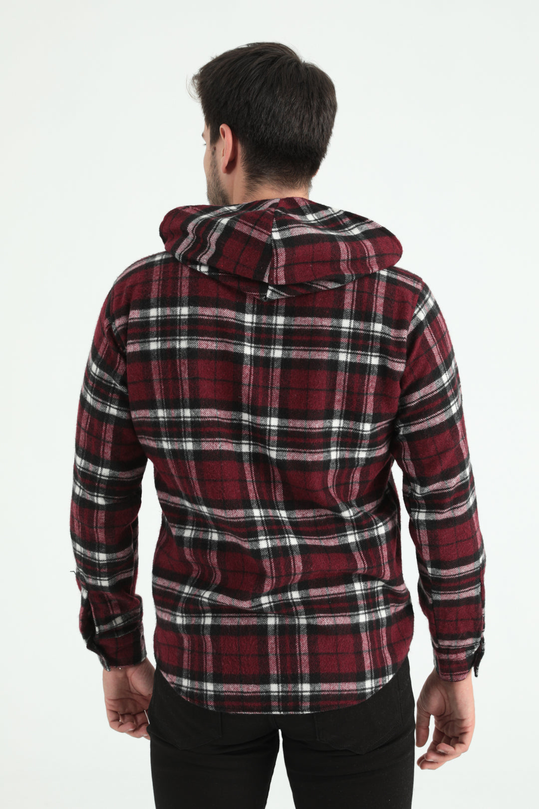 MPL Men's Buttoned Hooded Lumberjack Shirt 803 - Kleve