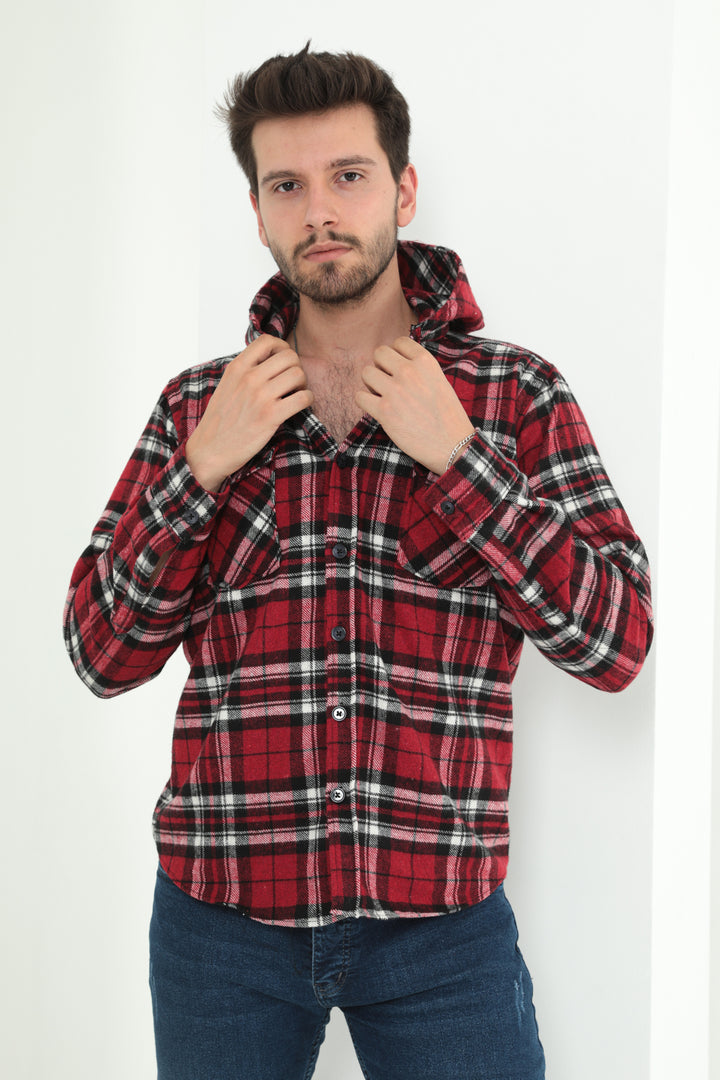 MPL Men's Buttoned Hooded Lumberjack Shirt 803 - Centennial