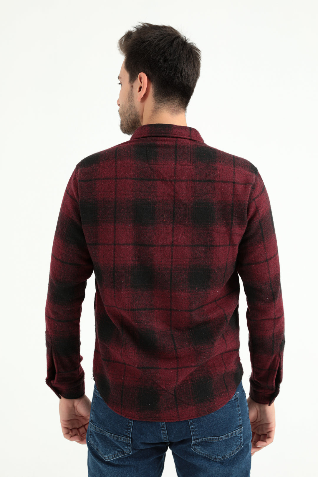 MPL Men's Slimfit Zippered Lumberjack Shirt 808 - Andria