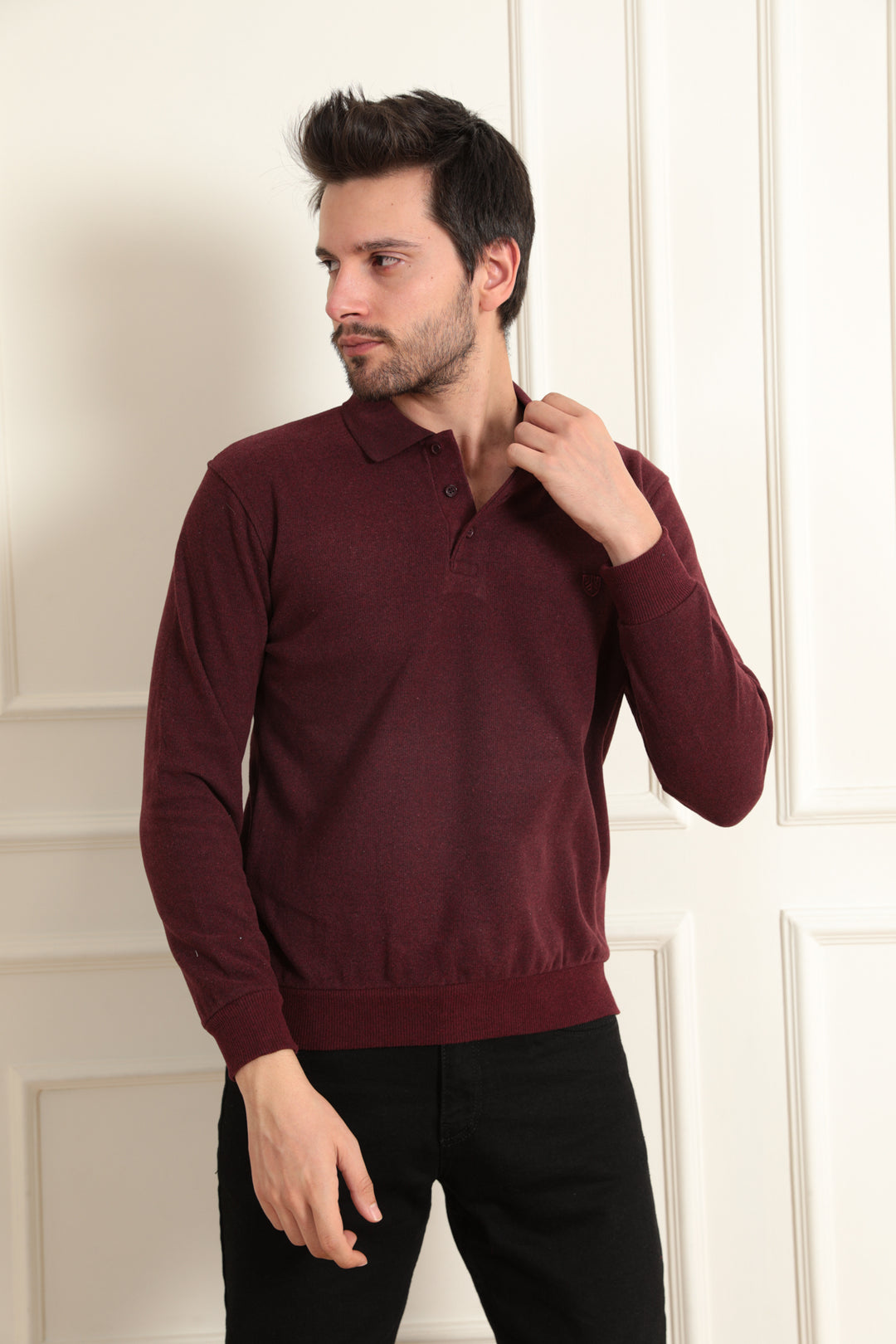 MPL Men's Polo Neck Sweatshirt 108 - Edison