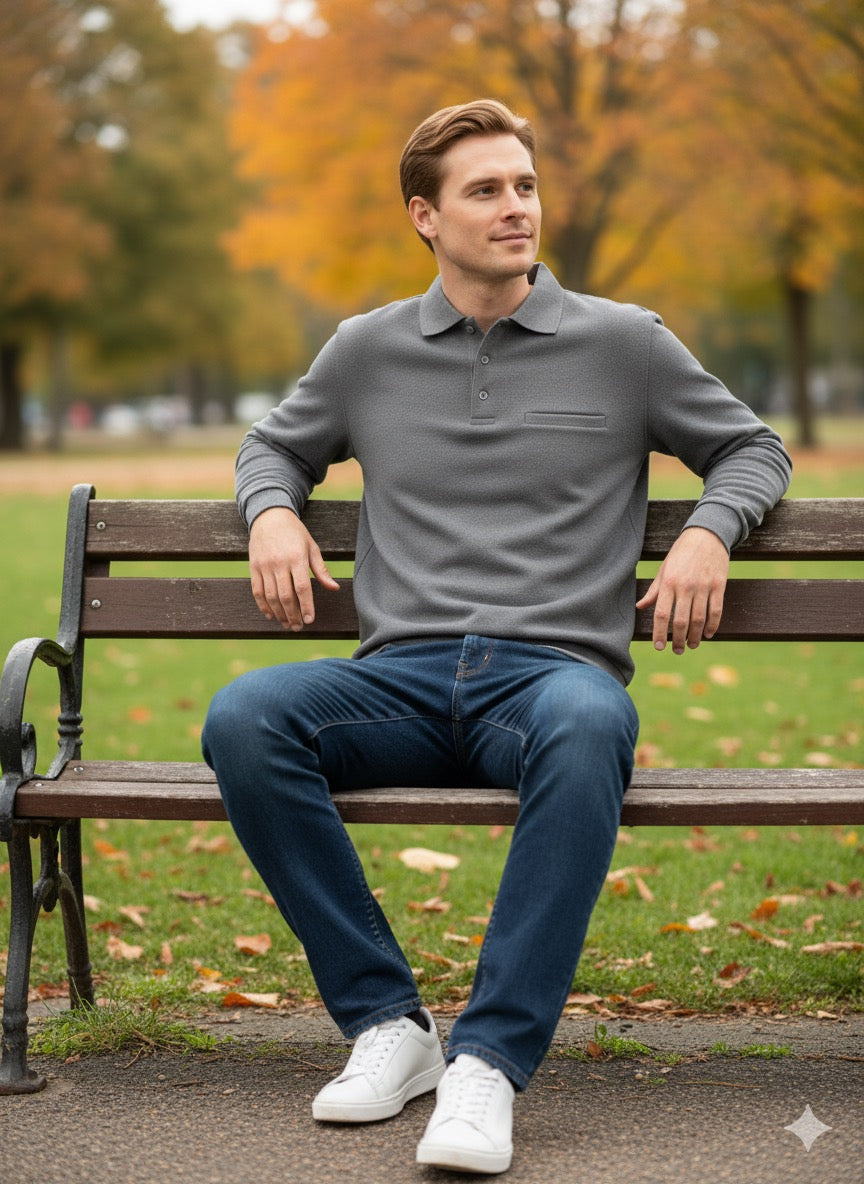 MPL Men's Polo Neck Sweatshirt 108 - Molina de Segura