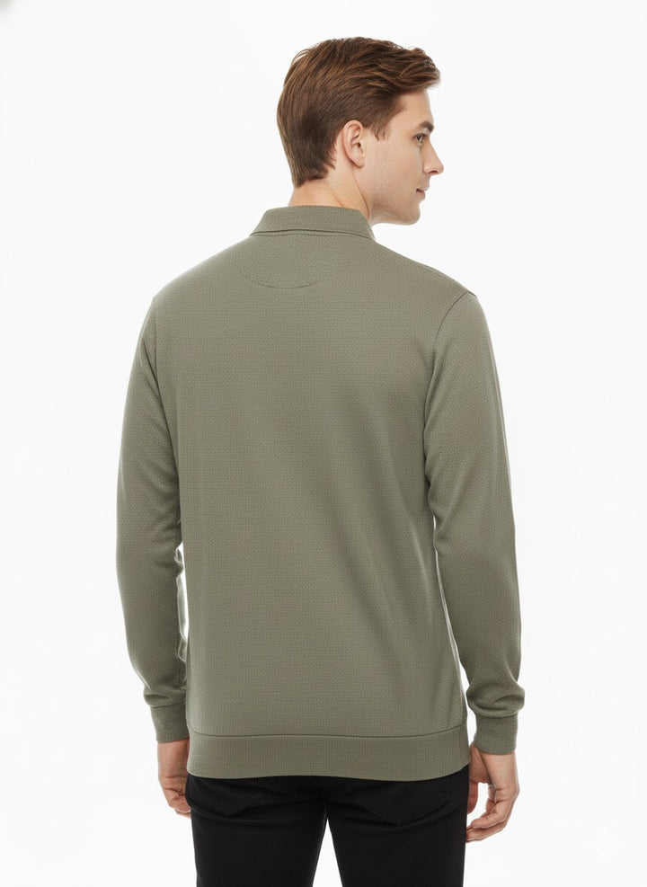 MPL Men's Polo Neck Sweatshirt 108 - Sugar Land