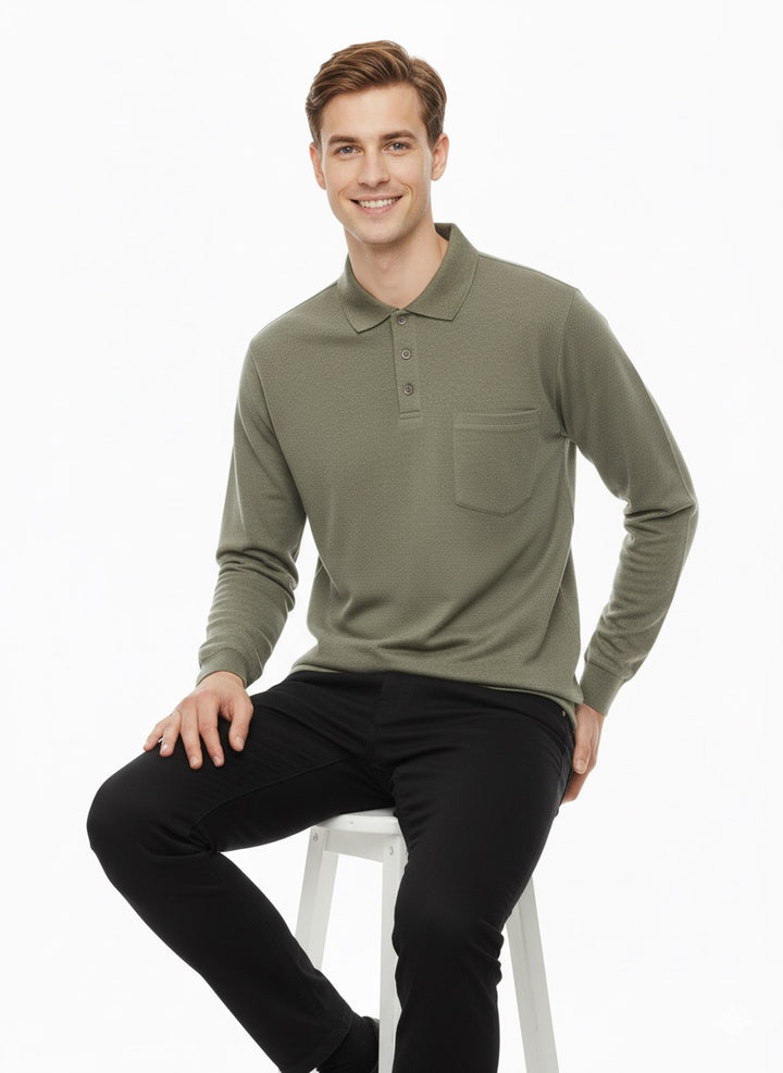 MPL Men's Polo Neck Sweatshirt 108 - Sugar Land