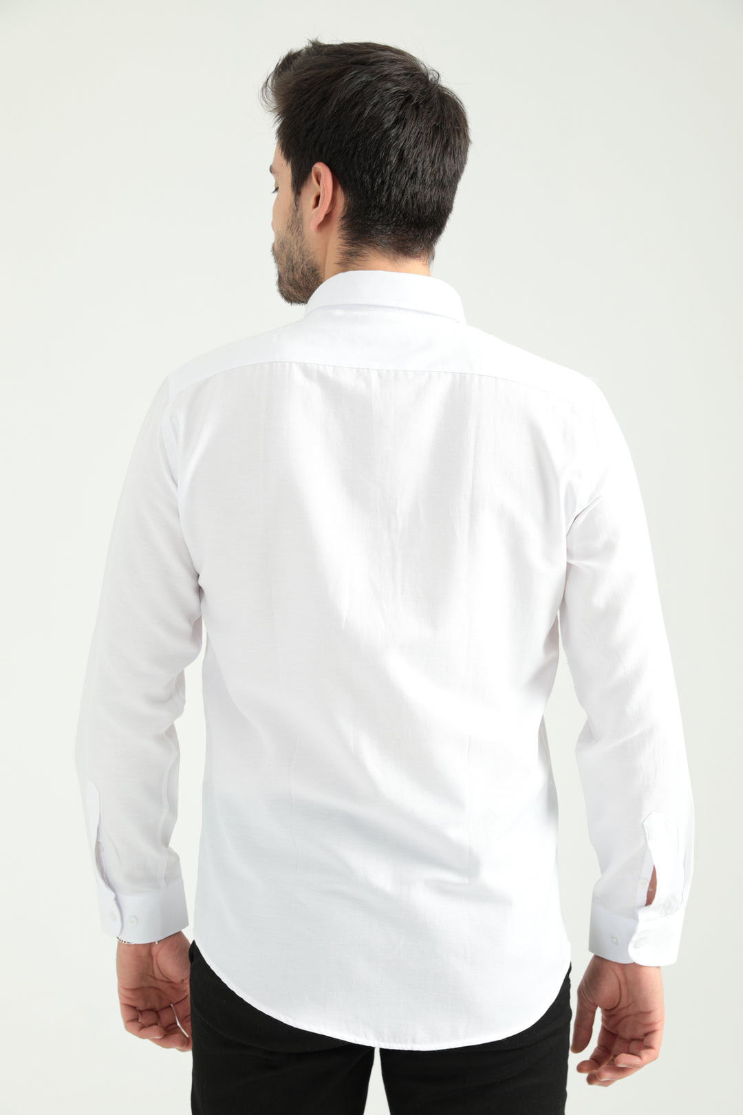 MPL Men's Oxford Collar Buttoned Slimfit Shirt - Plainfield