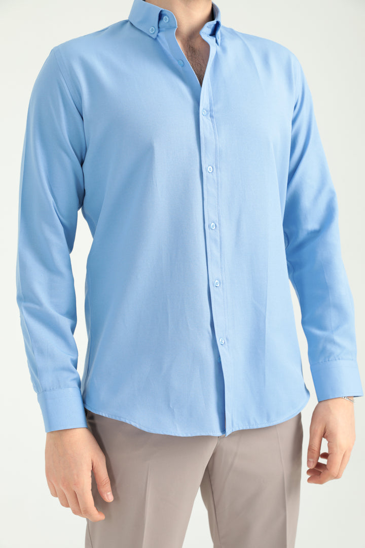 MPL Men's Oxford Collar Buttoned Slimfit Shirt - Pordenone