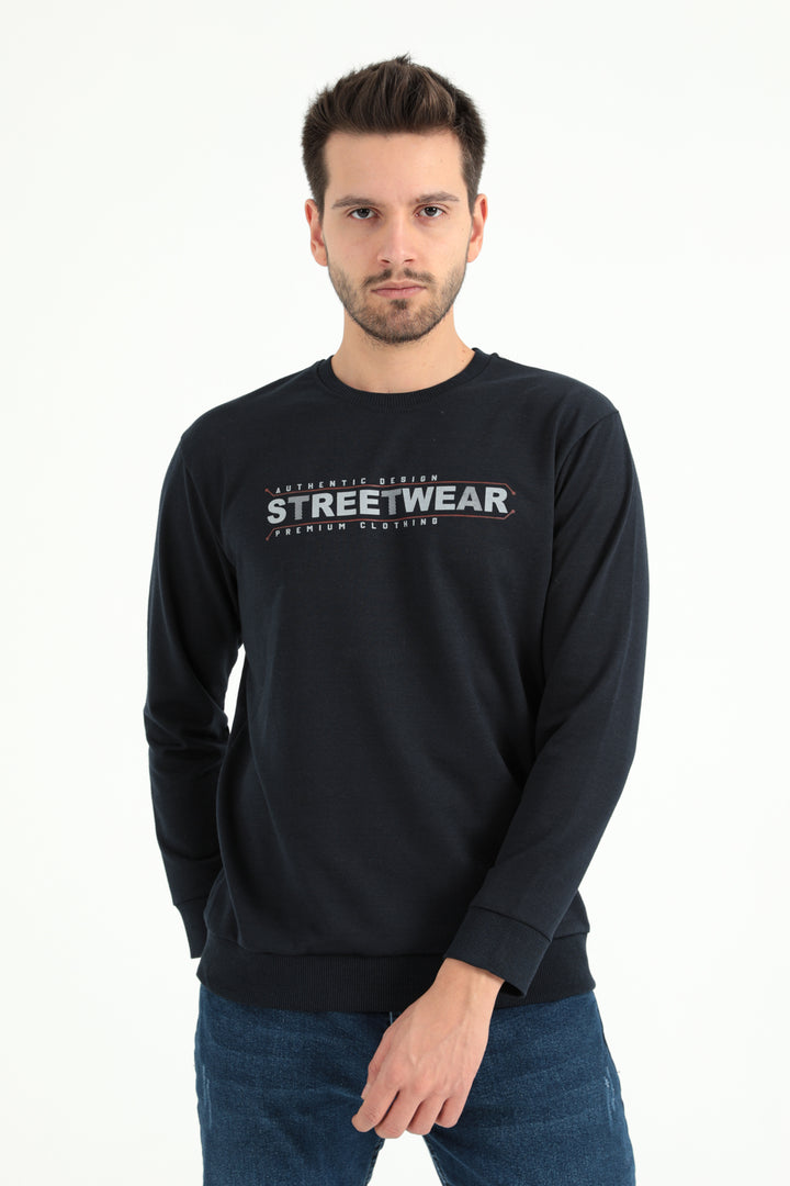 MPL Men's Zero Collar 2 Thread Printed Sweatshirt 2001 - Cádiz