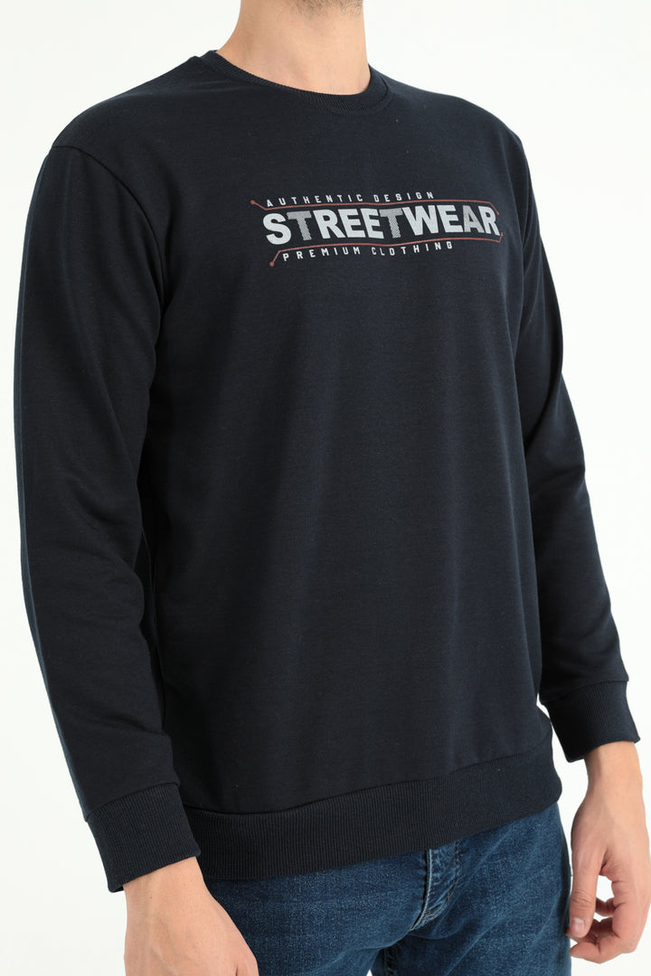MPL Men's Zero Collar 2 Thread Printed Sweatshirt 2001 - Cádiz