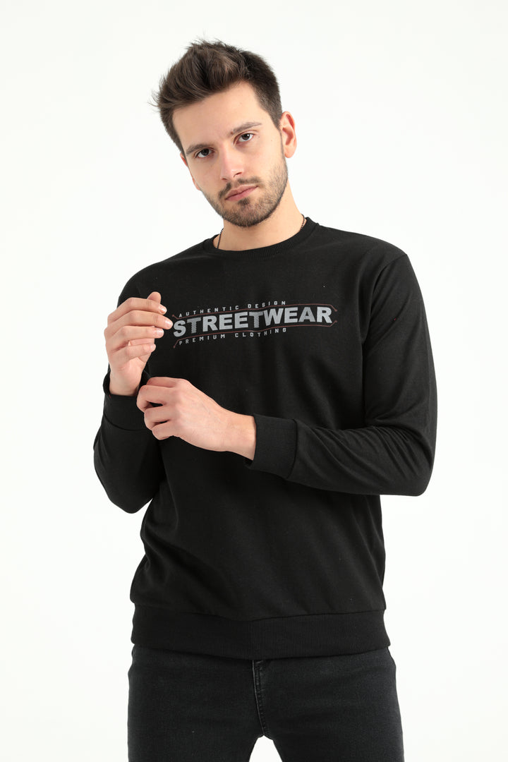 MPL Men's Zero Collar 2 Thread Printed Sweatshirt 2001 - Bristol