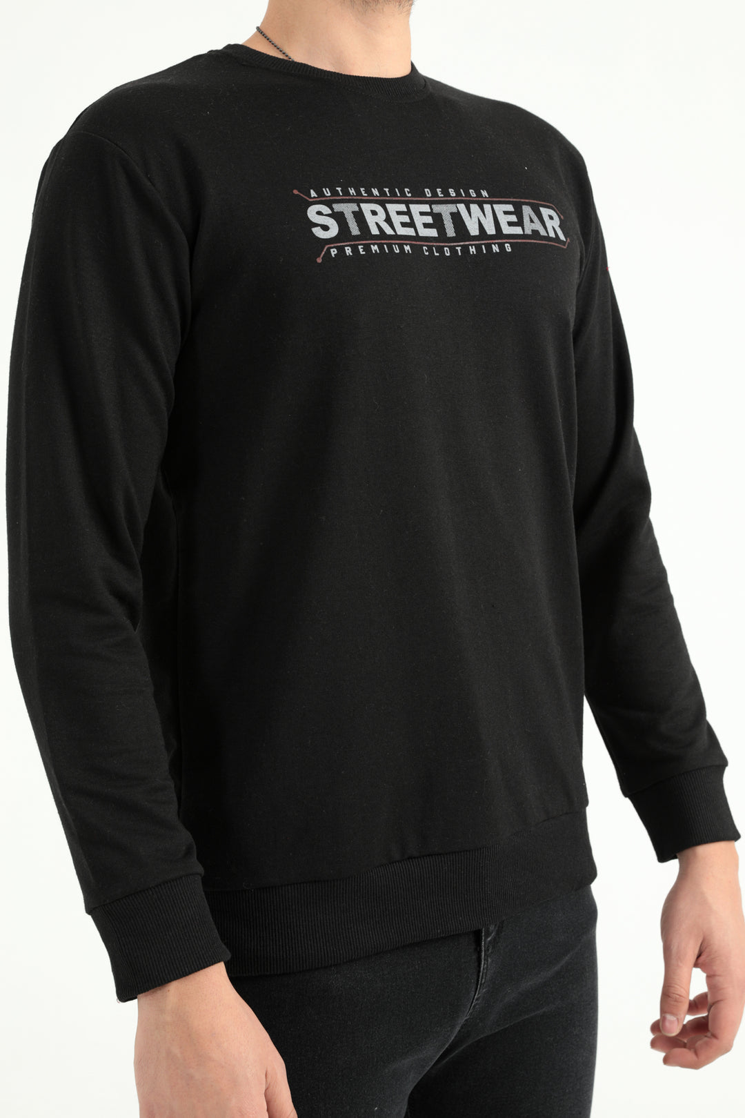 MPL Men's Zero Collar 2 Thread Printed Sweatshirt 2001 - Bristol
