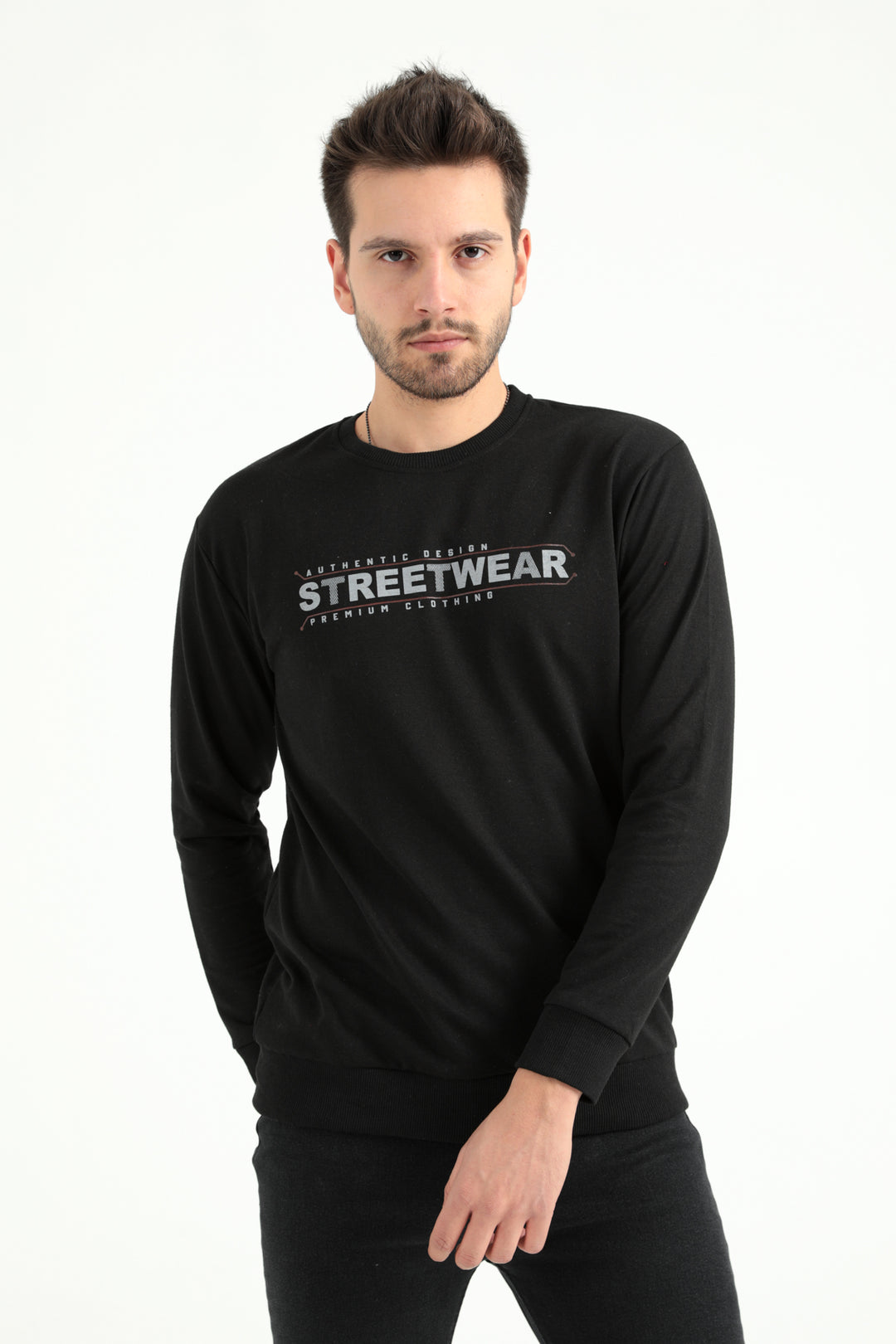 MPL Men's Zero Collar 2 Thread Printed Sweatshirt 2001 - Bristol