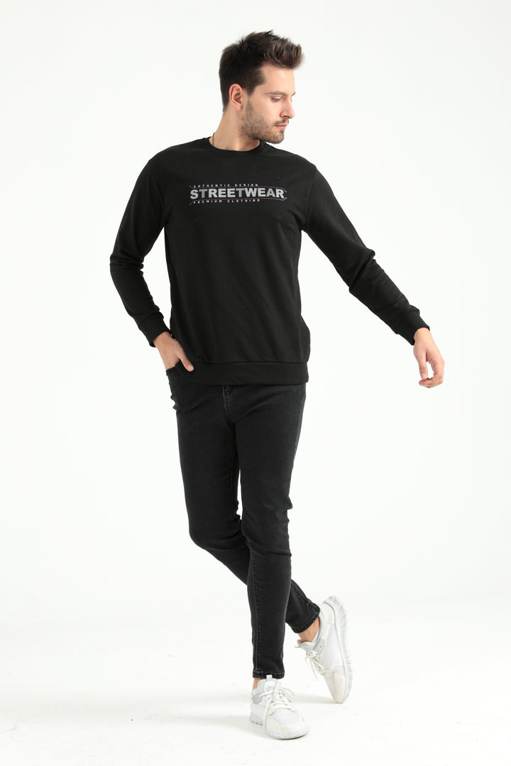 MPL Men's Zero Collar 2 Thread Printed Sweatshirt 2001 - Bristol