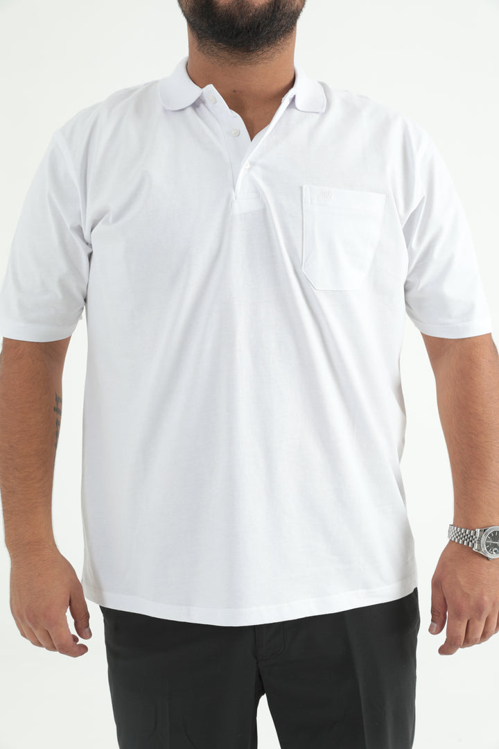 MPL Men's Polo Neck Plus Size T-shirt - Marbella