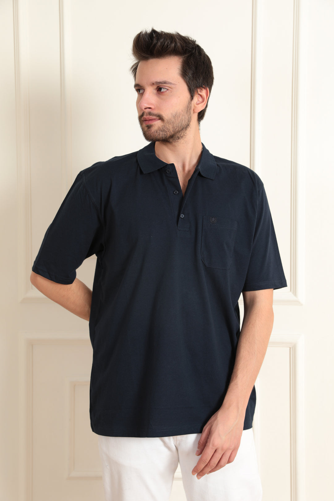 MPL Men's Polo Neck Plus Size T-shirt - Tepic