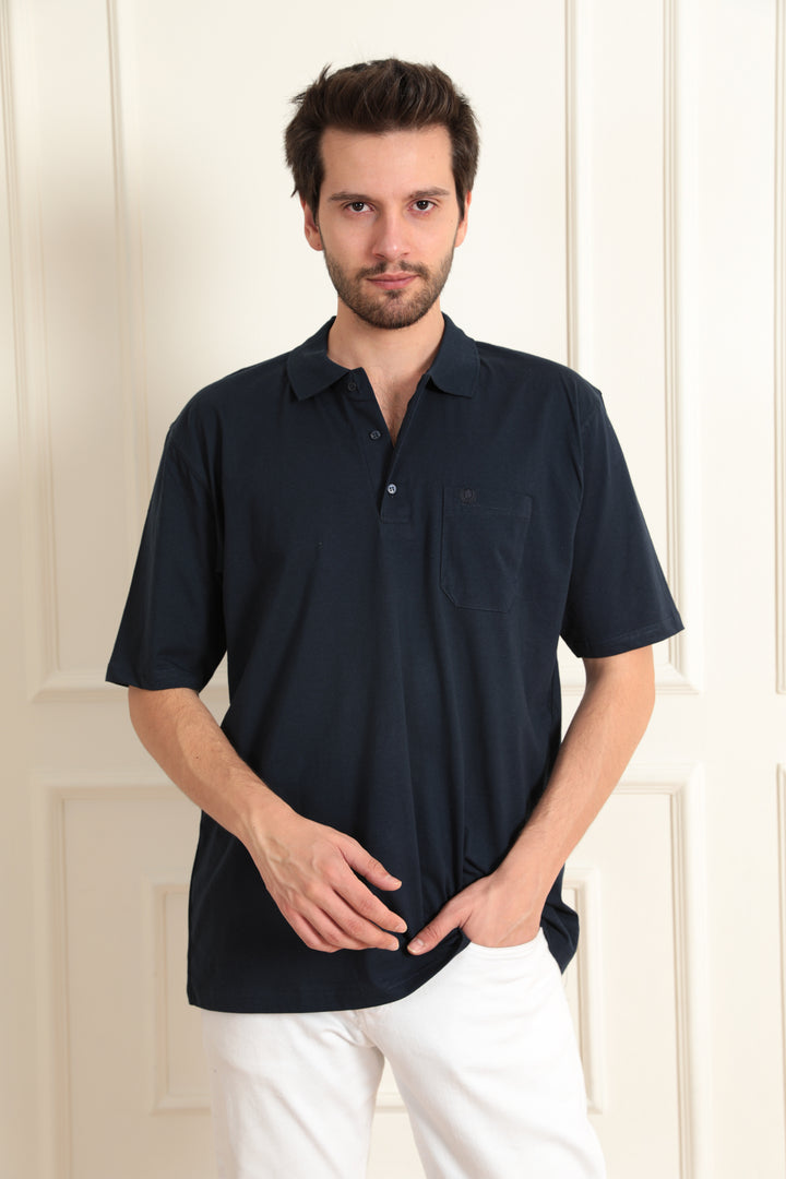 MPL Men's Polo Neck Plus Size T-shirt - Tepic