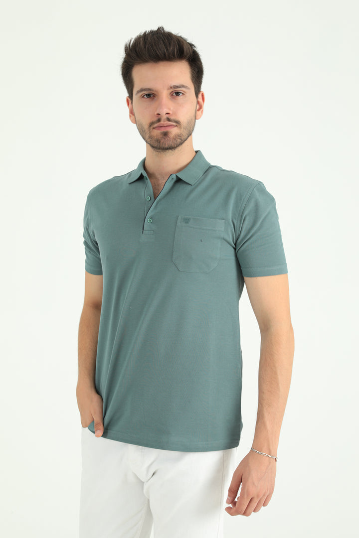 MPL Men's Polo Neck T-shirt - Tula de Allende