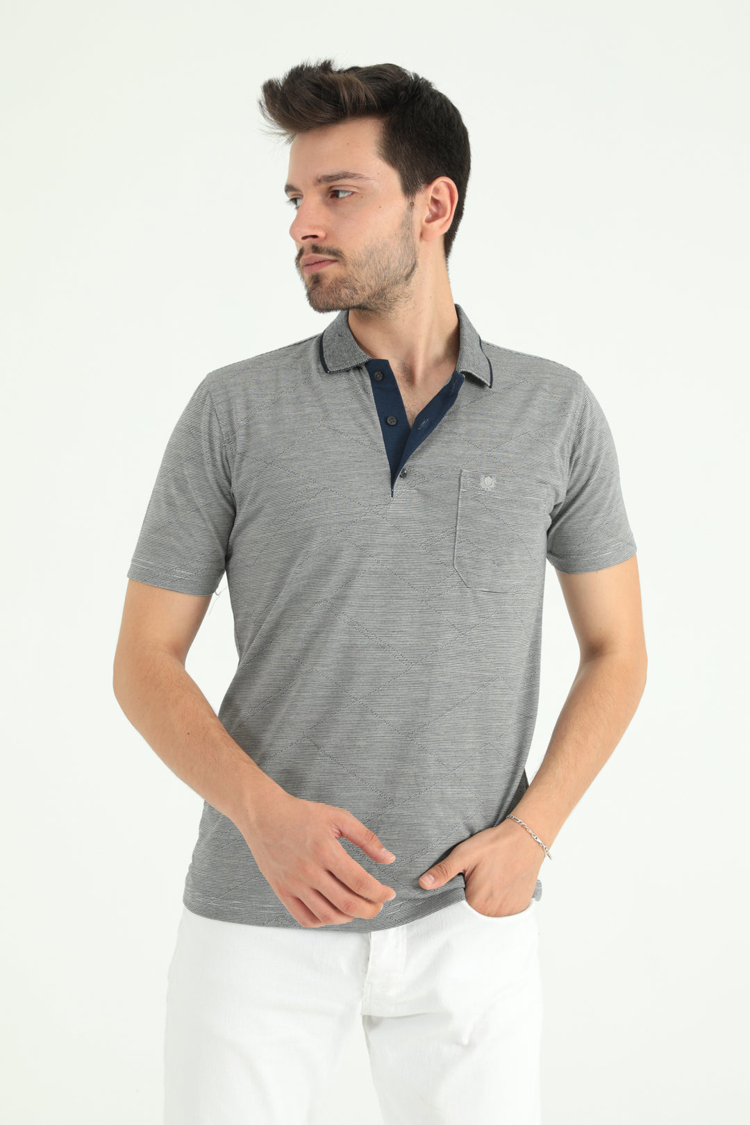 MPL Men's Polo Neck T-shirt - Reading