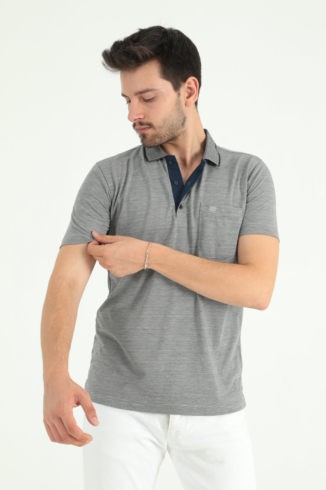 MPL Men's Polo Neck T-shirt - Reading