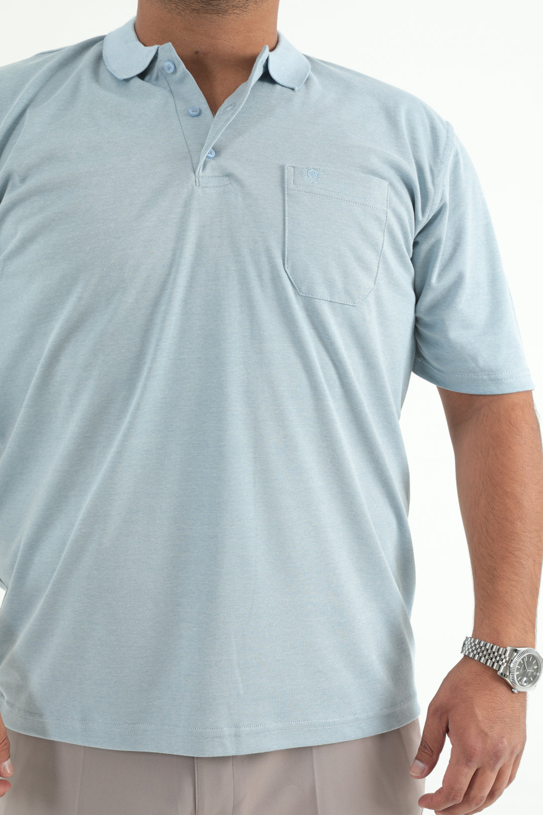 MPL Men's Plus Size Polo Neck T-shirt 1001 - Delmenhorst