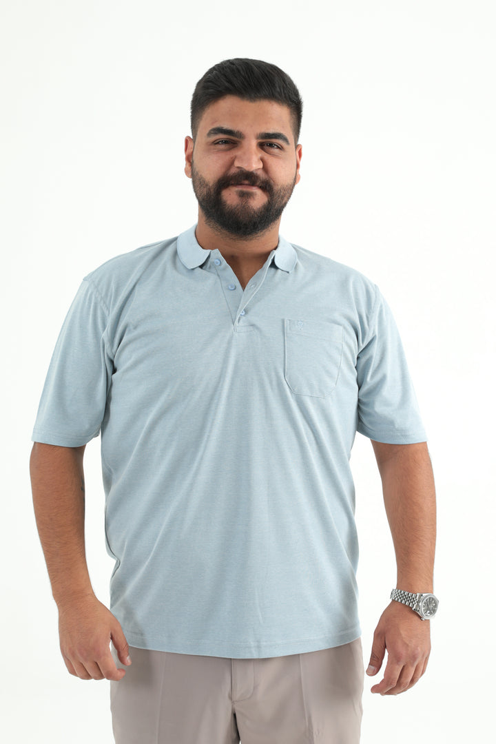 MPL Men's Plus Size Polo Neck T-shirt 1001 - Delmenhorst