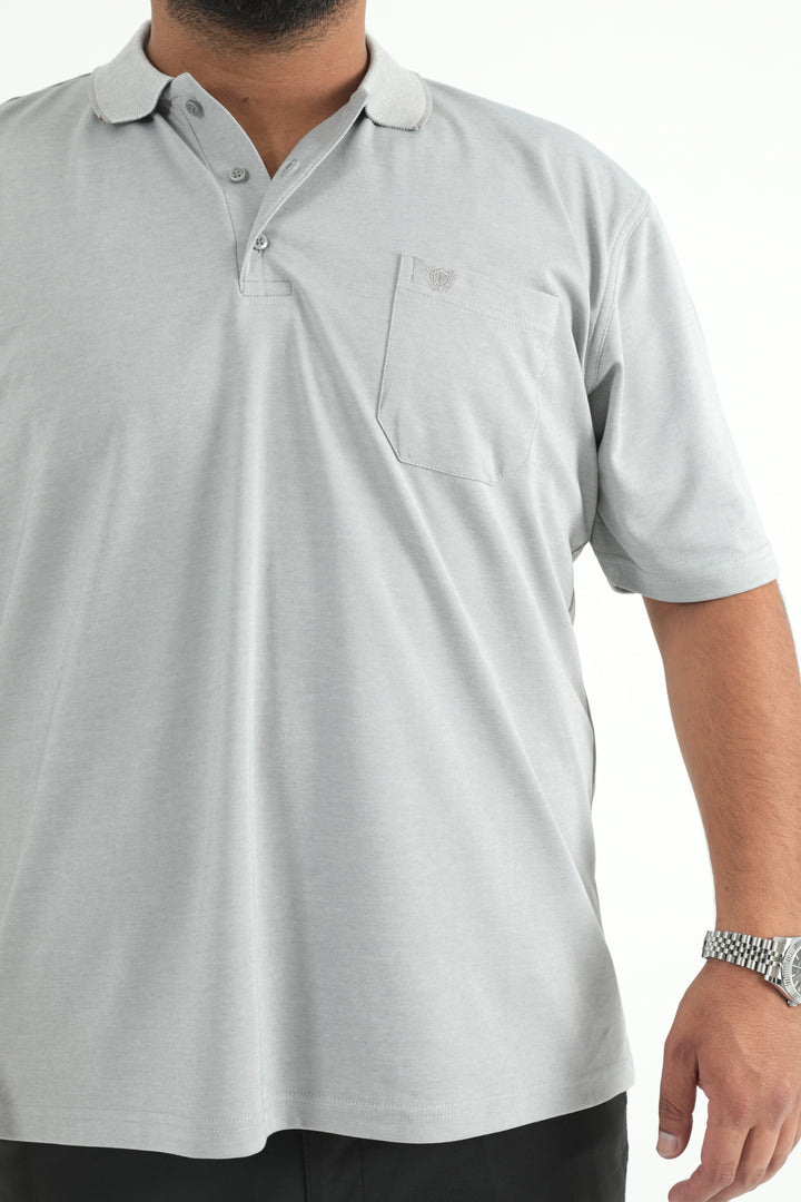 MPL Men's Plus Size Polo Neck T-shirt 1001 - Valle de Bravo