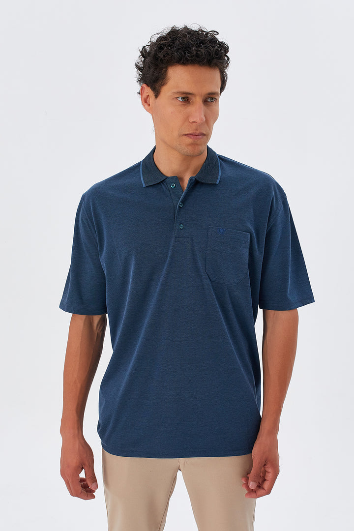 MPL Men's Plus Size Polo Neck T-shirt 1001 - Waxahachie