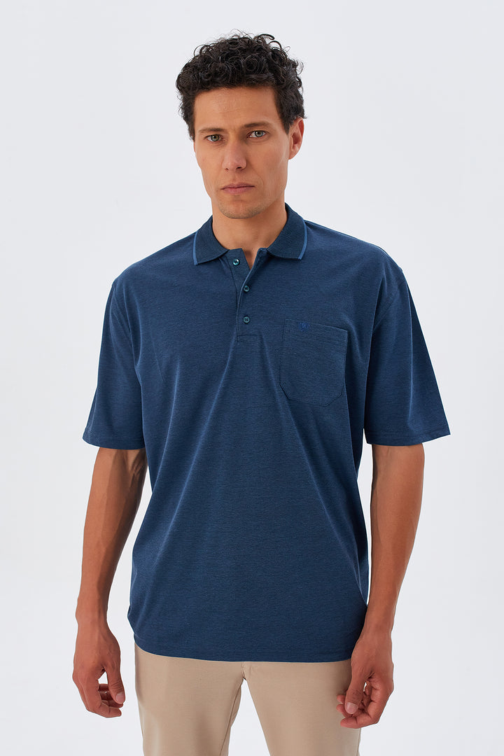 MPL Men's Plus Size Polo Neck T-shirt 1001 - Waxahachie