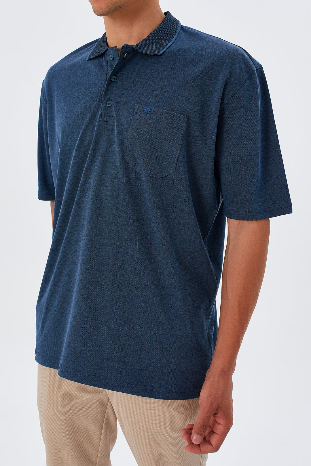 MPL Men's Plus Size Polo Neck T-shirt 1001 - Waxahachie
