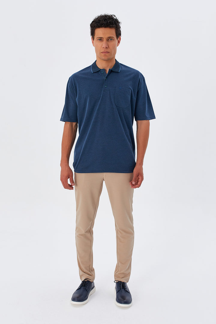 MPL Men's Plus Size Polo Neck T-shirt 1001 - Waxahachie