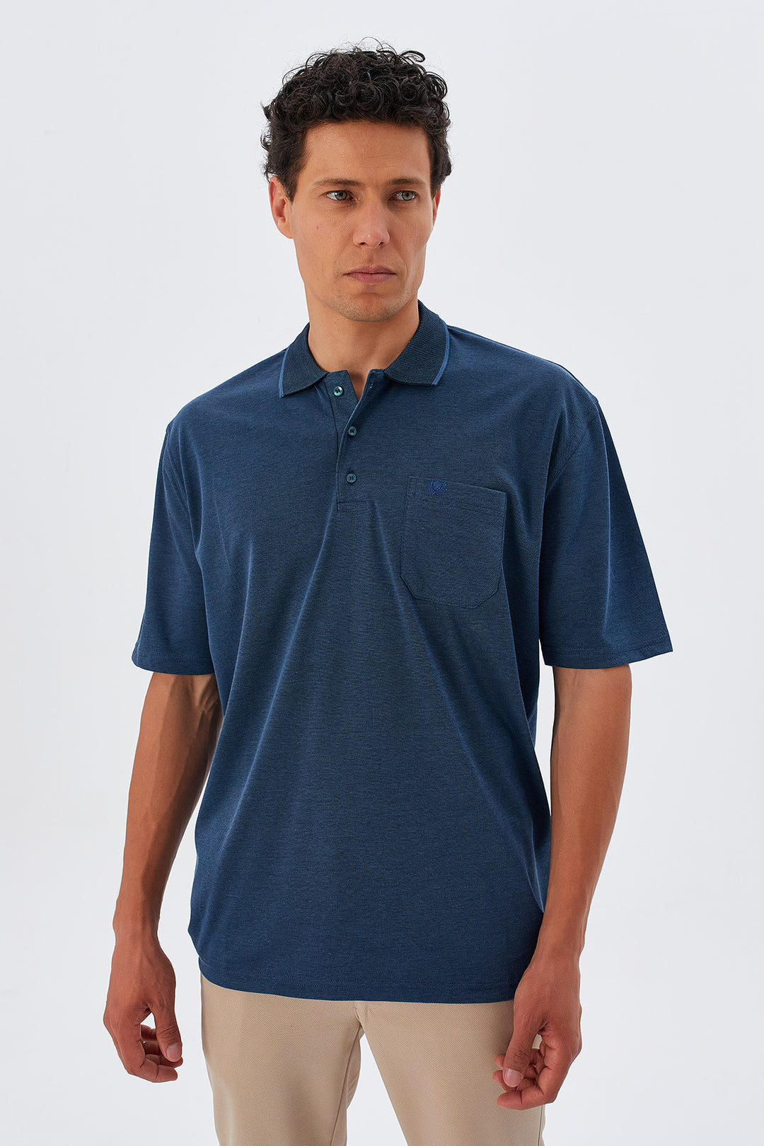 MPL Men's Plus Size Polo Neck T-shirt 1001 - Waxahachie