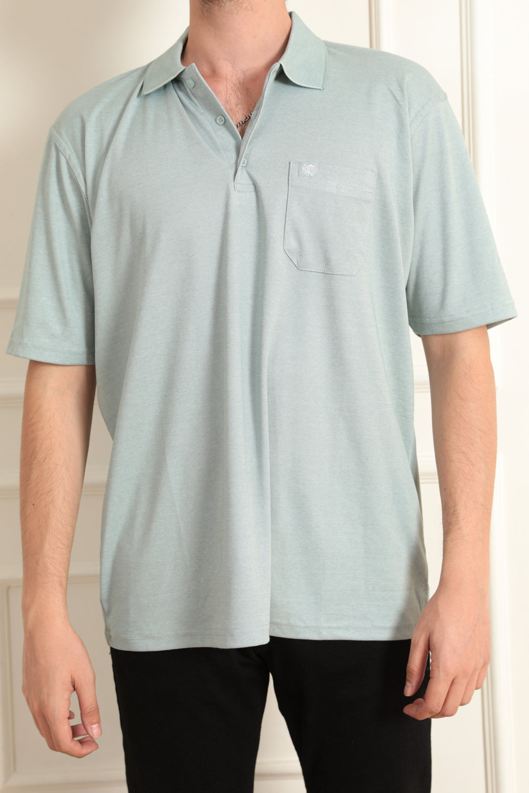 MPL Men's Plus Size Polo Neck T-shirt 1001 - Tultepec