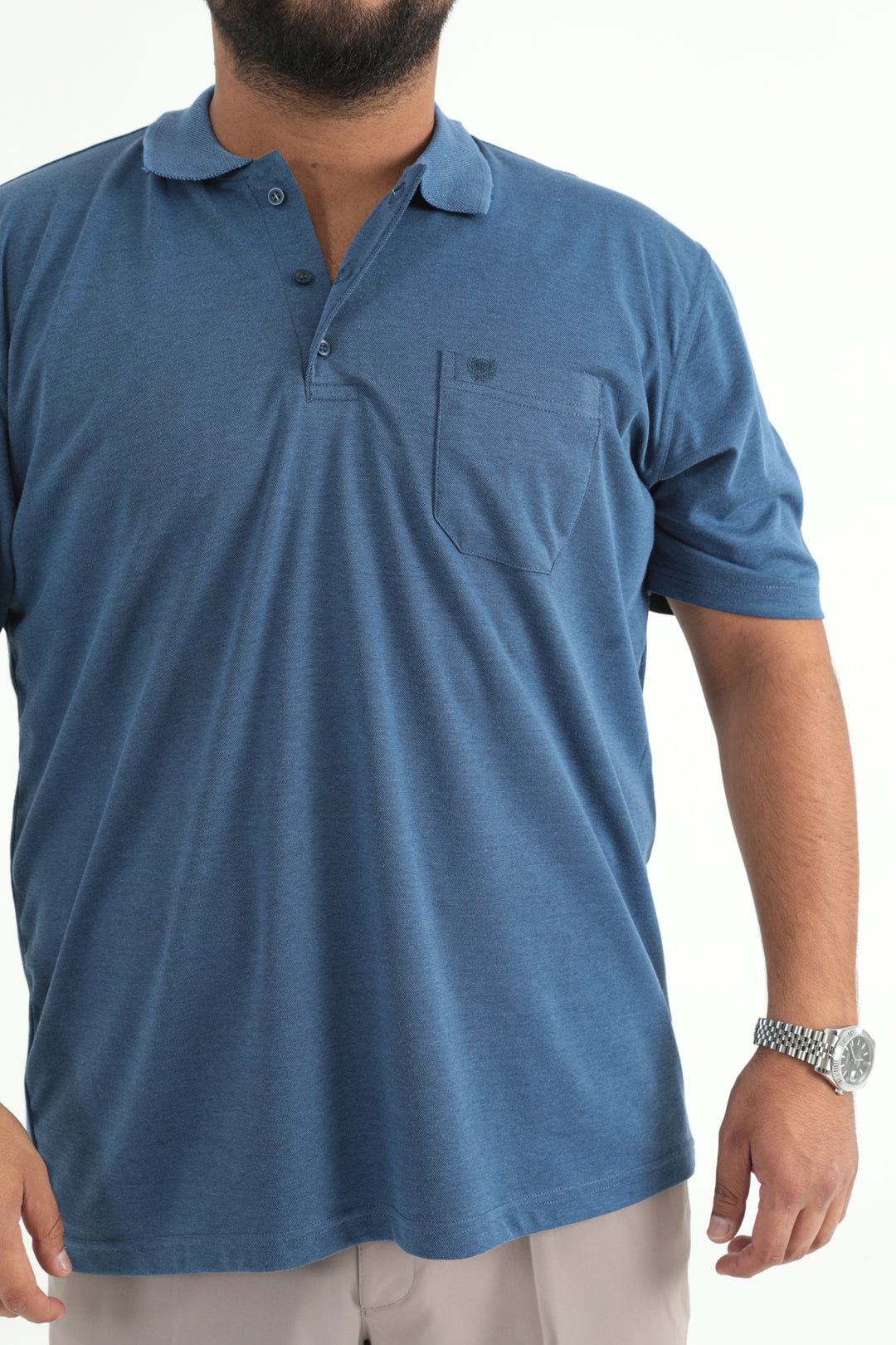 MPL Men's Plus Size Polo Neck T-shirt 1001 - Wheeling