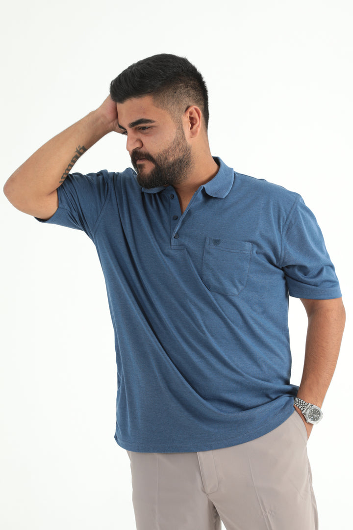 MPL Men's Plus Size Polo Neck T-shirt 1001 - Wheeling