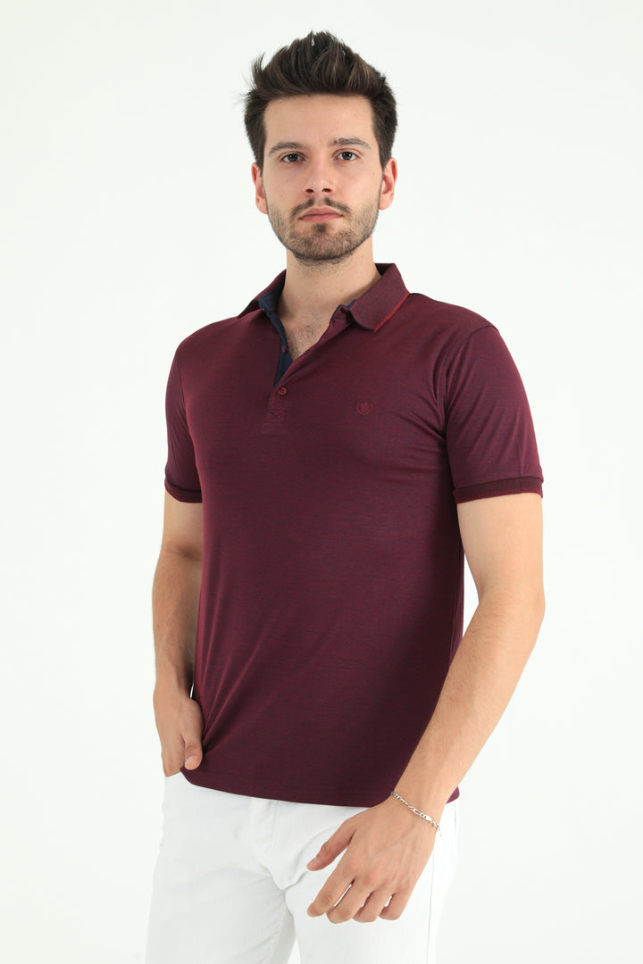 MPL Men's Interlock Polo Neck T-shirt 1002 - Pervomaisk