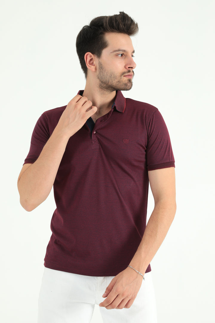 MPL Men's Interlock Polo Neck T-shirt 1002 - Pervomaisk