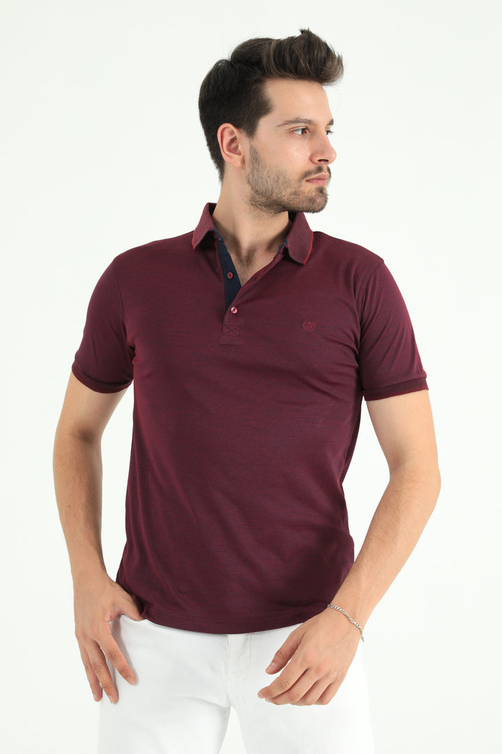 MPL Men's Interlock Polo Neck T-shirt 1002 - Pervomaisk